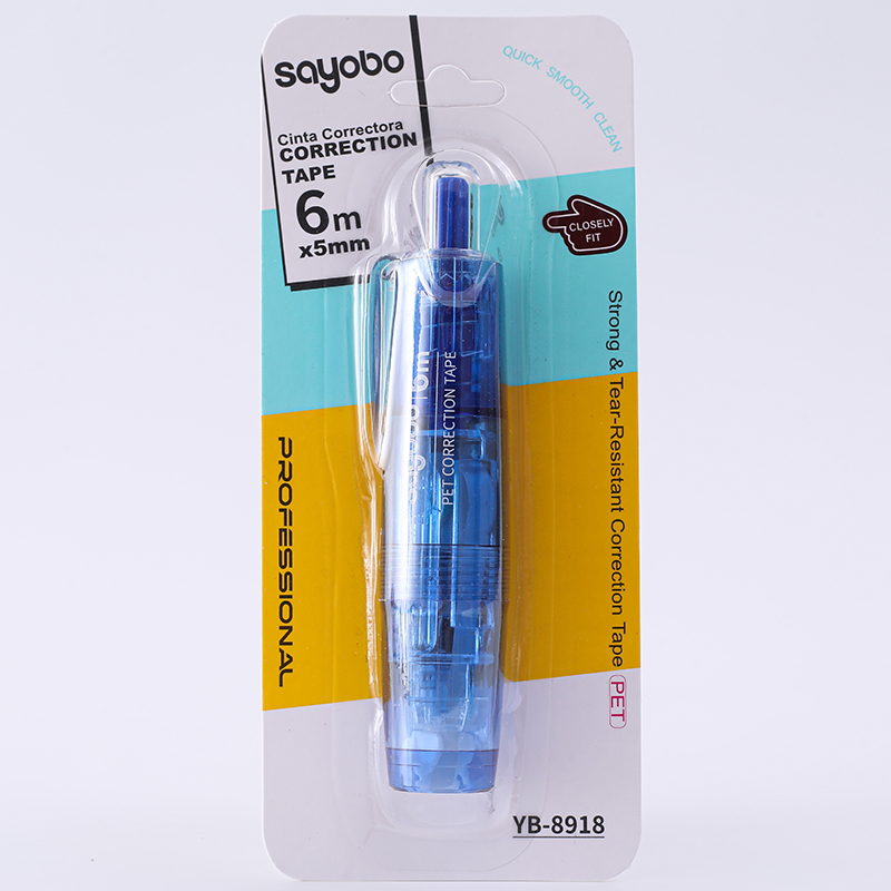YB-8918 Sayobo 修正带 足米6米*5mm 英文版 correction tape