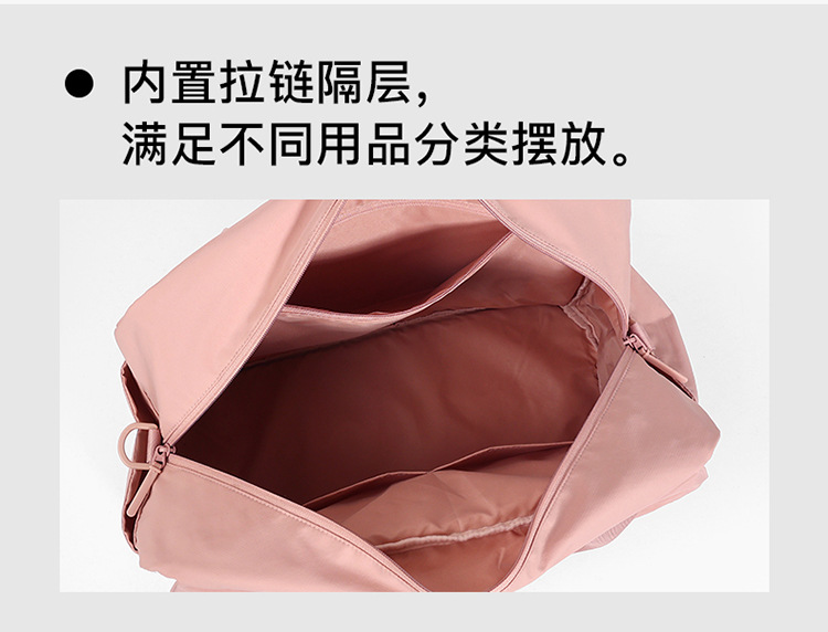 Large-capacity single-shoulder bag, travel bag, pull-up suitcase, storage bag, maternity bag, large-capacity single-shoulder crossbody bag, fitness bag detail image 3