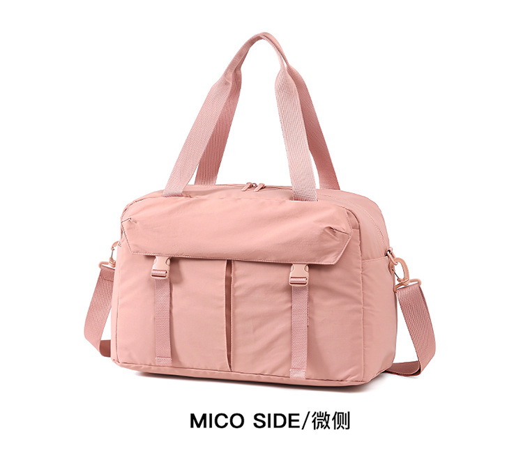 Large-capacity single-shoulder bag, travel bag, pull-up suitcase, storage bag, maternity bag, large-capacity single-shoulder crossbody bag, fitness bag detail image 13