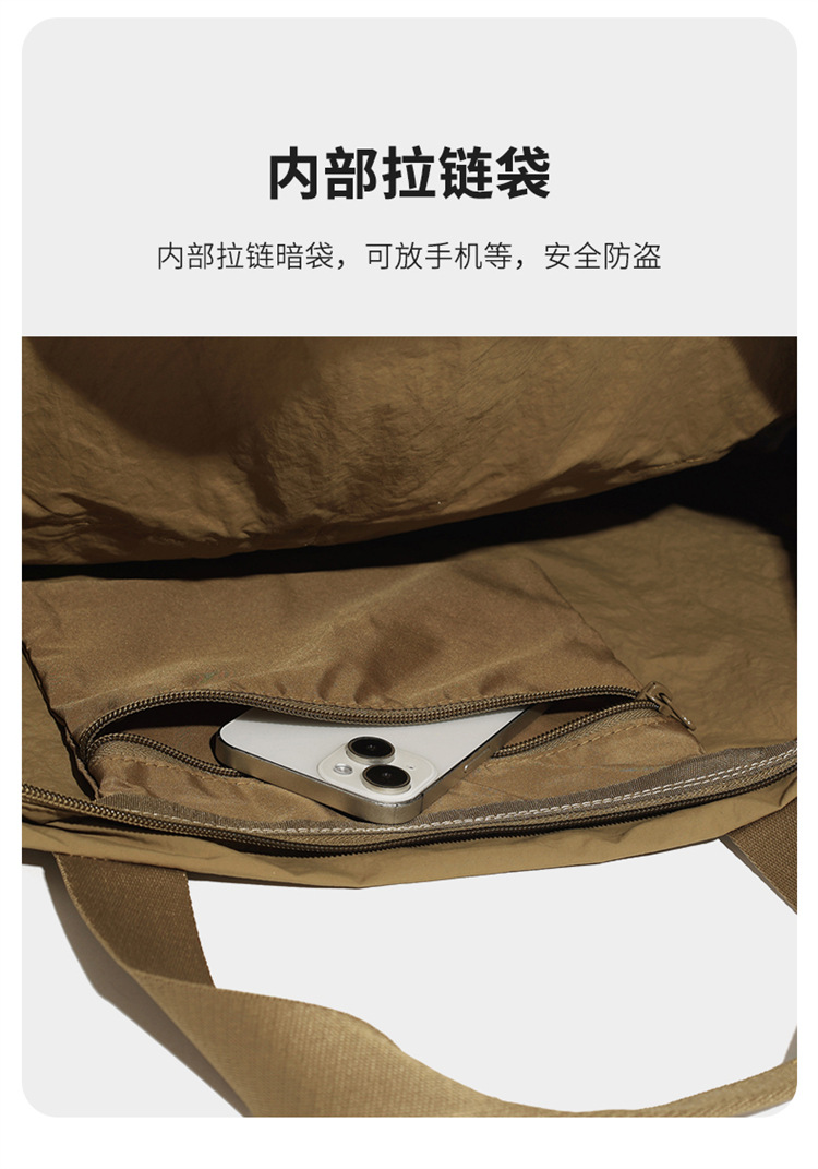 Sports and fitness bag, short-distance travel luggage bag for women, large-capacity lightweight fitness bag, yoga bag, storage bag detail image 17
