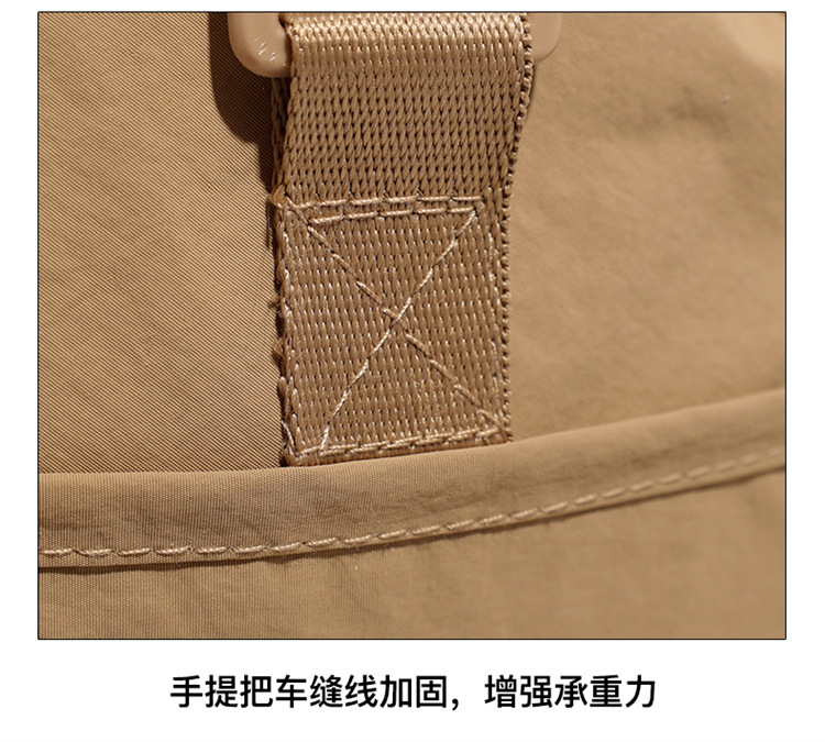 Single-shoulder bag for women, simple solid-color pillow bag, small travel handbag, commuting phone for work, crossbody bag, fitness bag, yoga bag, storage bag detail image 9