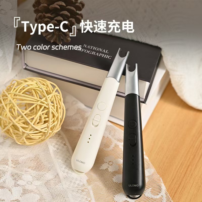 电子打火机香薰蜡烛专用火机黑科技防风充电款