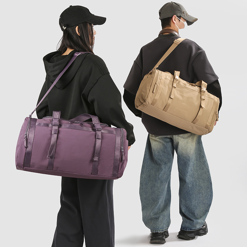 Travel bags, suitcases, cloth cases, travel storage bags, fitness bags, men's and women's outdoor leisure sports luggage storage bags, large-capacity training yoga short-distance travel bags
