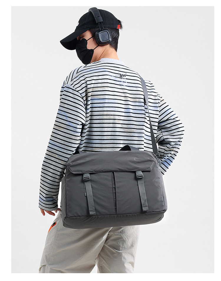 Large-capacity single-shoulder bag, travel bag, pull-up suitcase, storage bag, maternity bag, large-capacity single-shoulder crossbody bag, fitness bag detail image 11