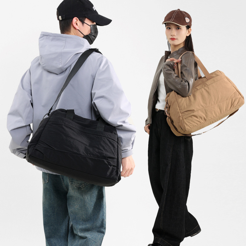 Casual sports dry and wet separated fitness bags for men and women, when going out for a trip, carry shoe compartments, carry yoga luggage and travel bags detail image 5