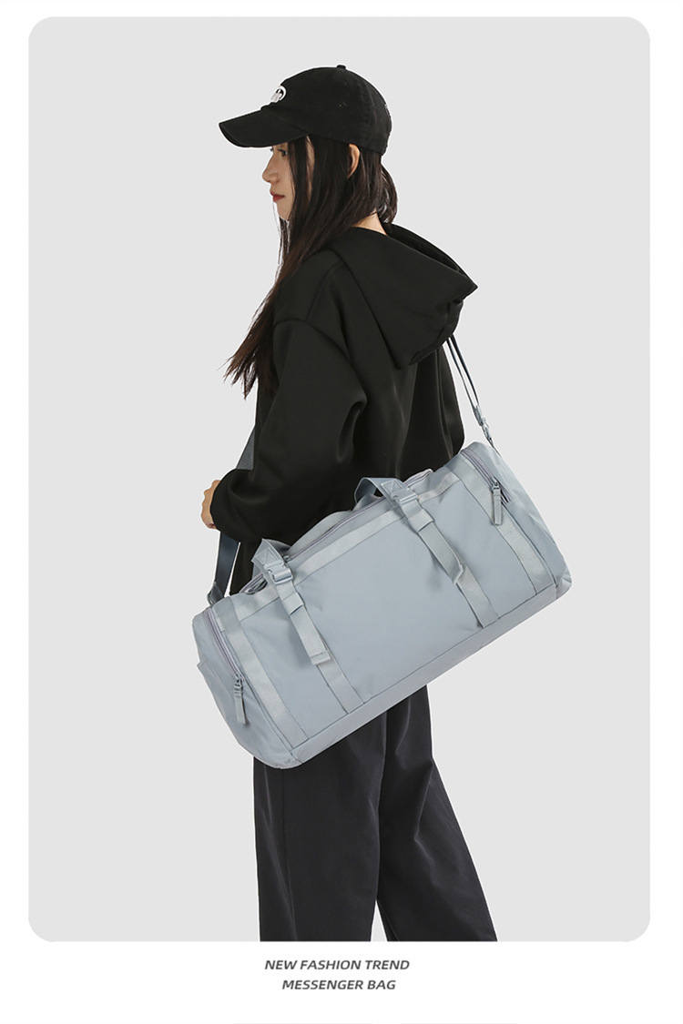 Travel bags, suitcases, cloth cases, travel storage bags, fitness bags, men's and women's outdoor leisure sports luggage storage bags, large-capacity training yoga short-distance travel bags detail image 7