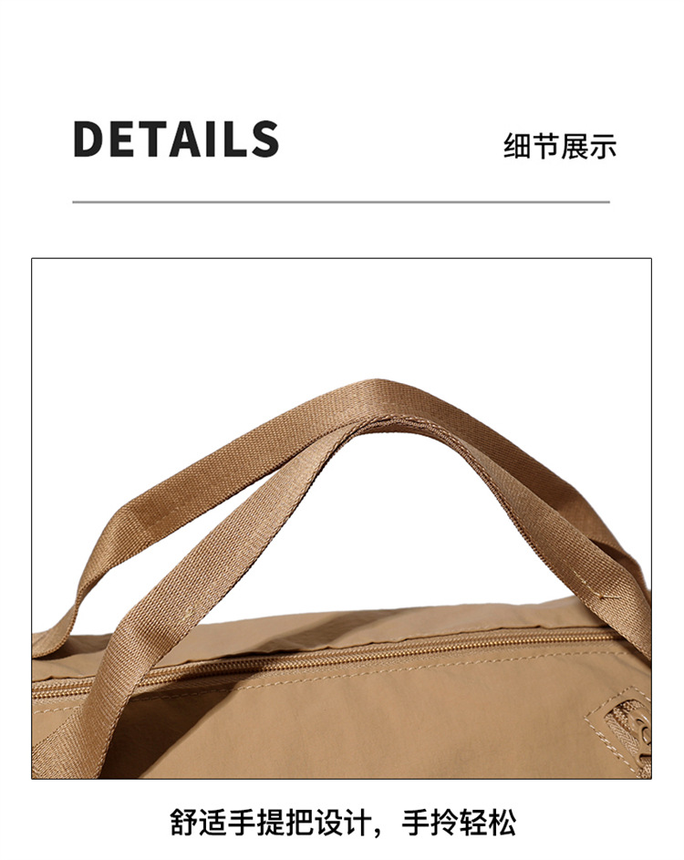 Single-shoulder bag for women, simple solid-color pillow bag, small travel handbag, commuting phone for work, crossbody bag, fitness bag, yoga bag, storage bag detail image 5