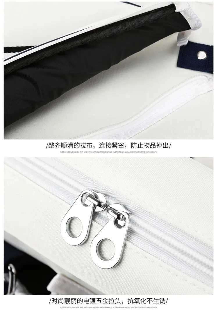 Badminton bag, large-capacity women's tennis sports bag, dry and wet separation, hand-held portable single-shoulder bag detail image 10