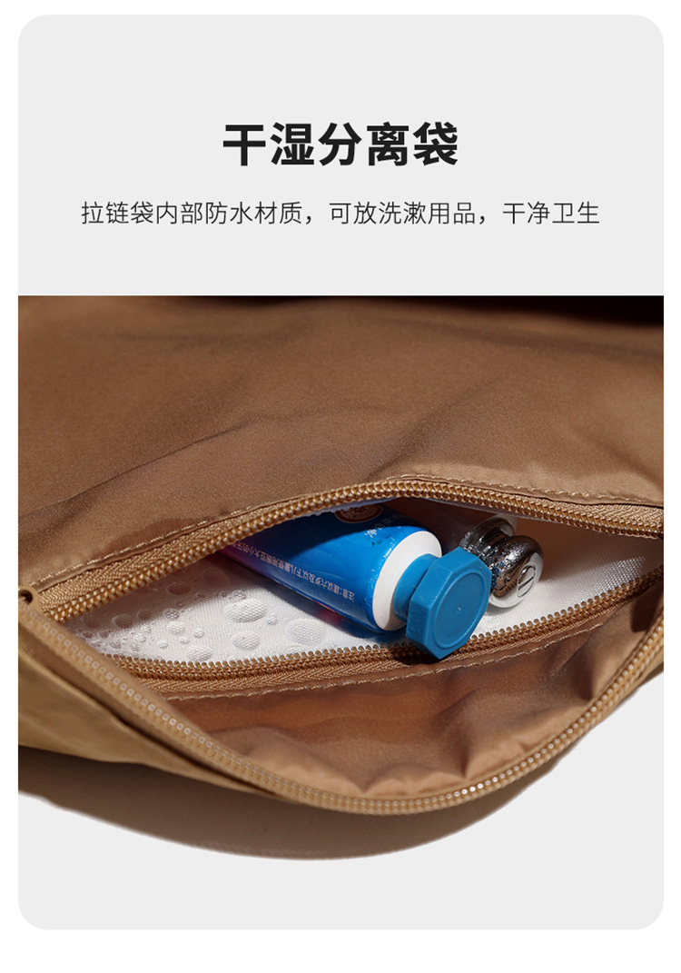 Single-shoulder bag for women, simple solid-color pillow bag, small travel handbag, commuting phone for work, crossbody bag, fitness bag, yoga bag, storage bag detail image 11
