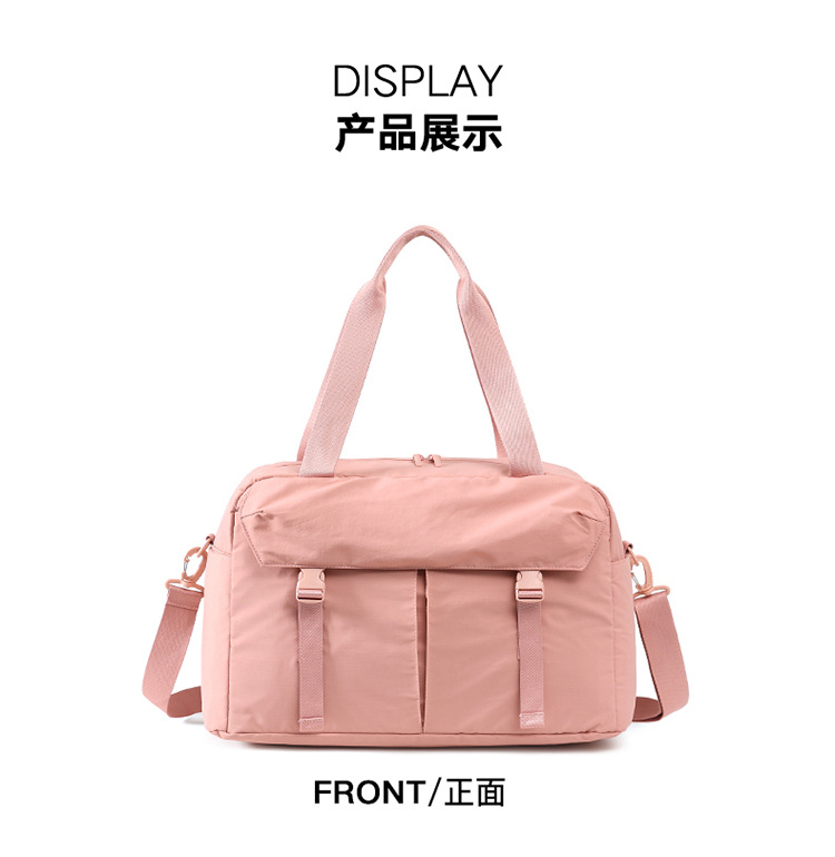 Large-capacity single-shoulder bag, travel bag, pull-up suitcase, storage bag, maternity bag, large-capacity single-shoulder crossbody bag, fitness bag detail image 17