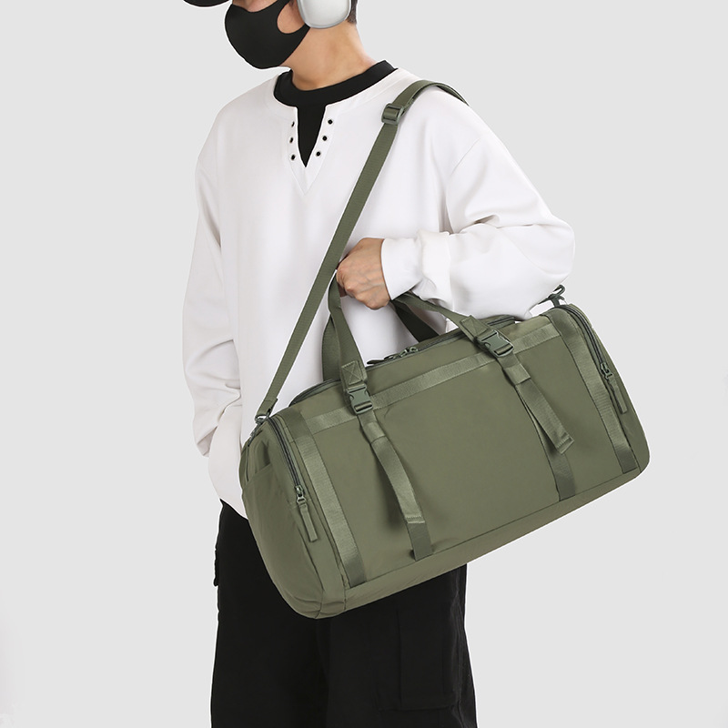 Travel bags, suitcases, cloth cases, travel storage bags, fitness bags, men's and women's outdoor leisure sports luggage storage bags, large-capacity training yoga short-distance travel bags Specification image
