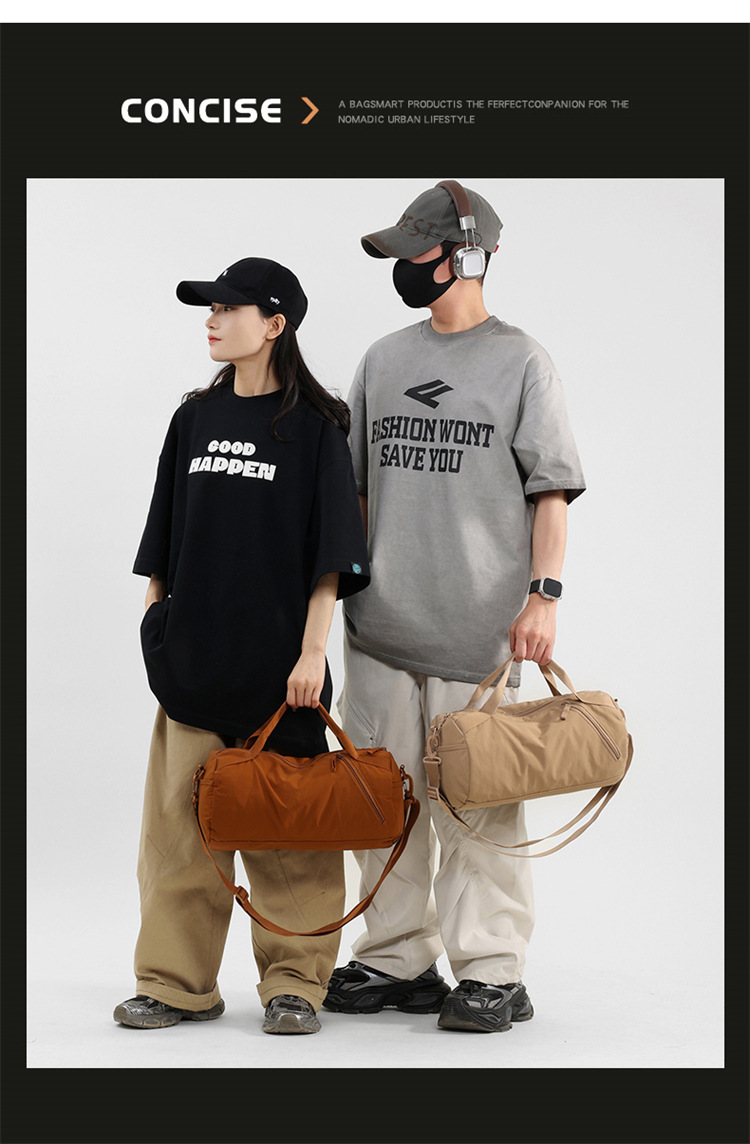 Single-shoulder bag for women, simple solid-color pillow bag, small travel handbag, commuting phone for work, crossbody bag, fitness bag, yoga bag, storage bag detail image 16