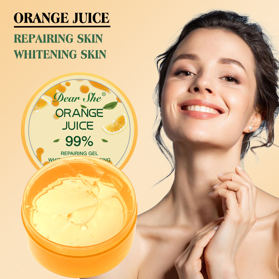 DEAR SHE Natural Orange Moisturizing Hydrating Gel Facial Moisturizing Body Gel Export Wholesale