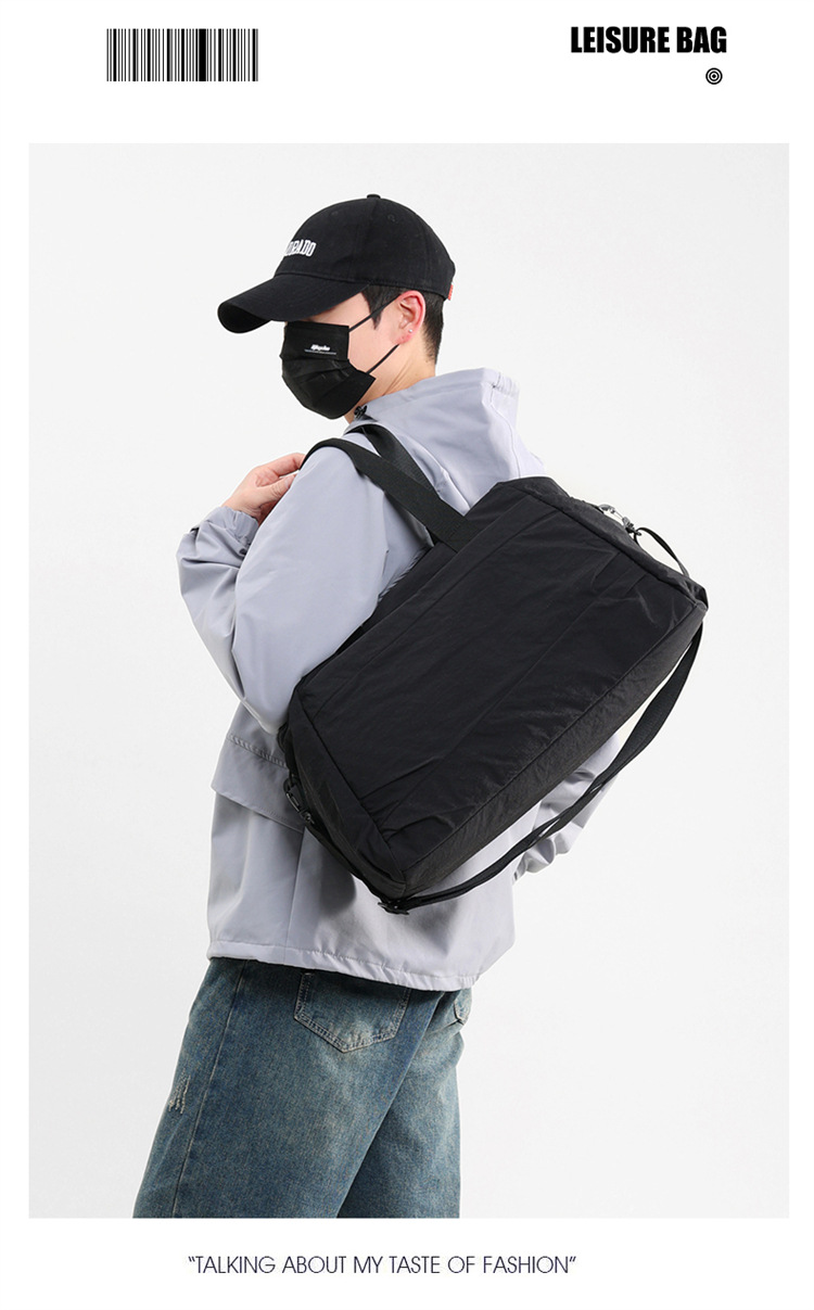 Casual sports dry and wet separated fitness bags for men and women, when going out for a trip, carry shoe compartments, carry yoga luggage and travel bags detail image 16