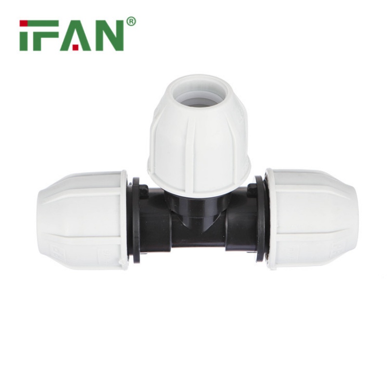 Affordable White IFAN PP Irrigation Quick-Connect Tee Application Scenario
