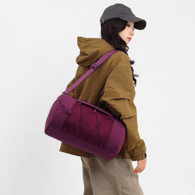 Fashionable sports and fitness bag with dry and wet separation, multi-functional luggage storage bag, hand-held crossbody carry-on travel bag, fitness bag