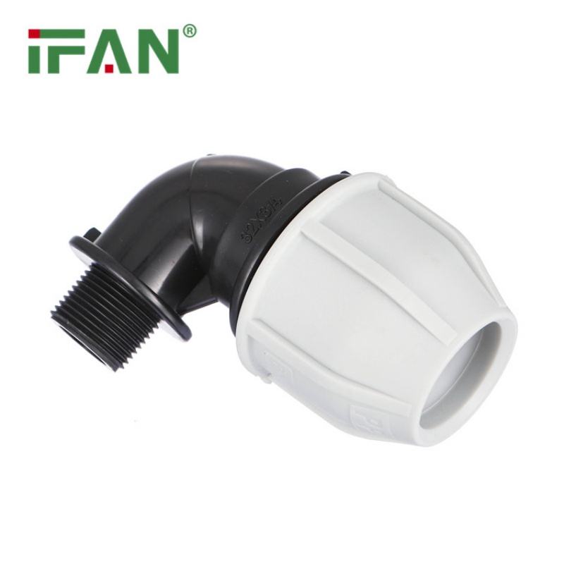 Customizable OEM IFAN PP Quick-Connect Male Thread Elbow Specification image
