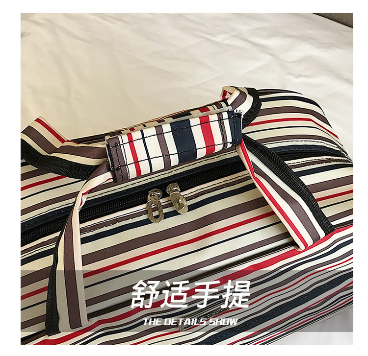 Handle bag, large-capacity carry-on luggage bag, short-distance travel, men's lightweight and foldable boarding bag, women's waterproof roller bag detail image 11