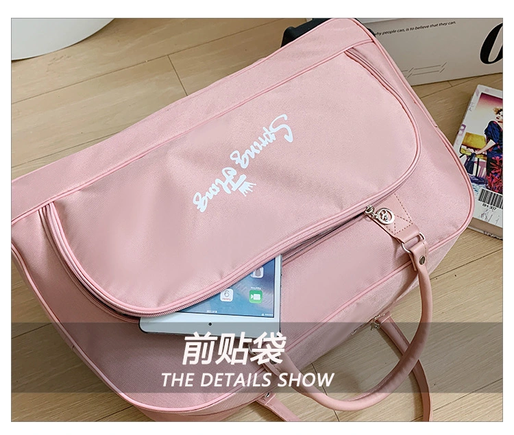 Large-capacity trolley travel bag, short-distance business trip waterproof foldable carry-on suitcase, trolley bag, lightweight carry-on luggage bag detail image 14