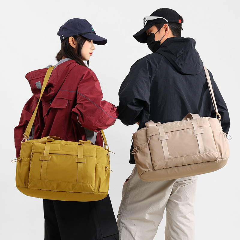 Large-capacity hand-held travel bag, sports and fitness bag, versatile lightweight luggage bag for both men and women, business trip and travel storage bag