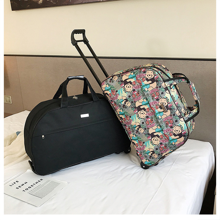 Handle bag, large-capacity carry-on luggage bag, short-distance travel, men's lightweight and foldable boarding bag, women's waterproof roller bag detail image 16