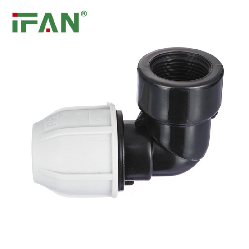Automated IFAN PP Quick-Connect Female Threaded Elbow