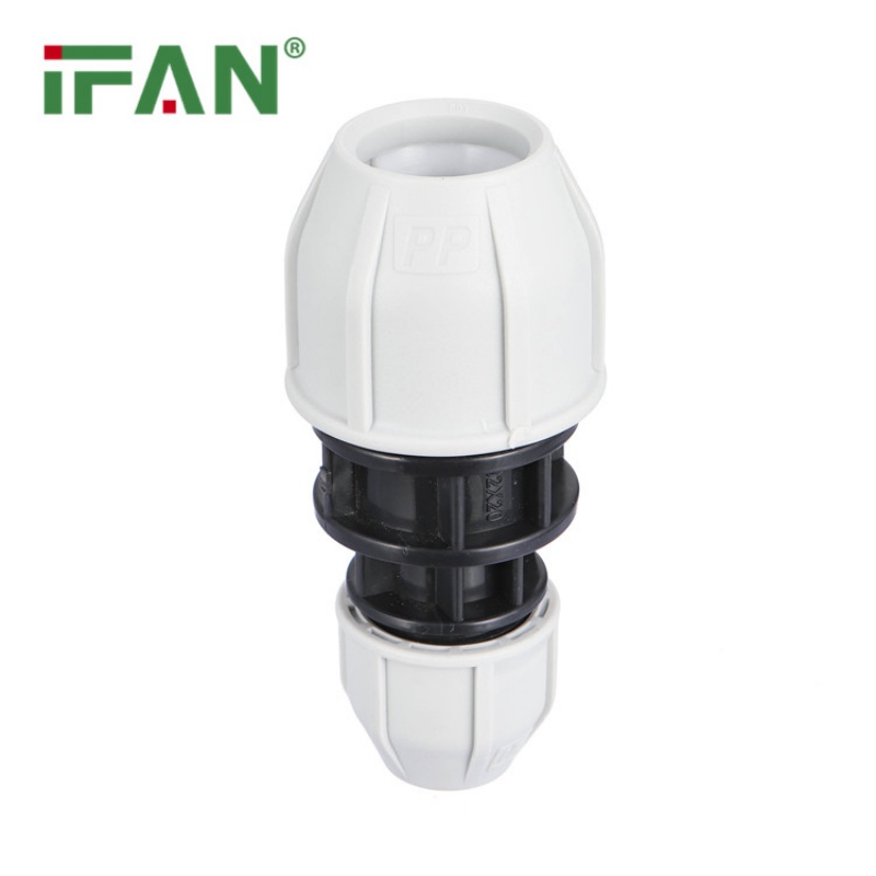 Factory Wholesale White PP Plastic Reducing Couplings details Picture