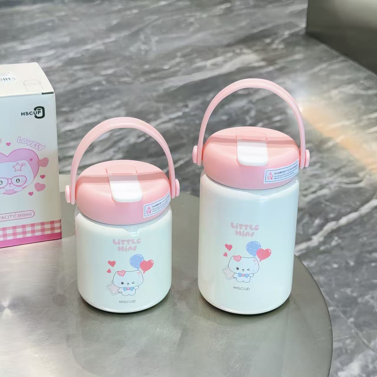 Luomeng Tidi Cat Pink Series 360ML Specification image