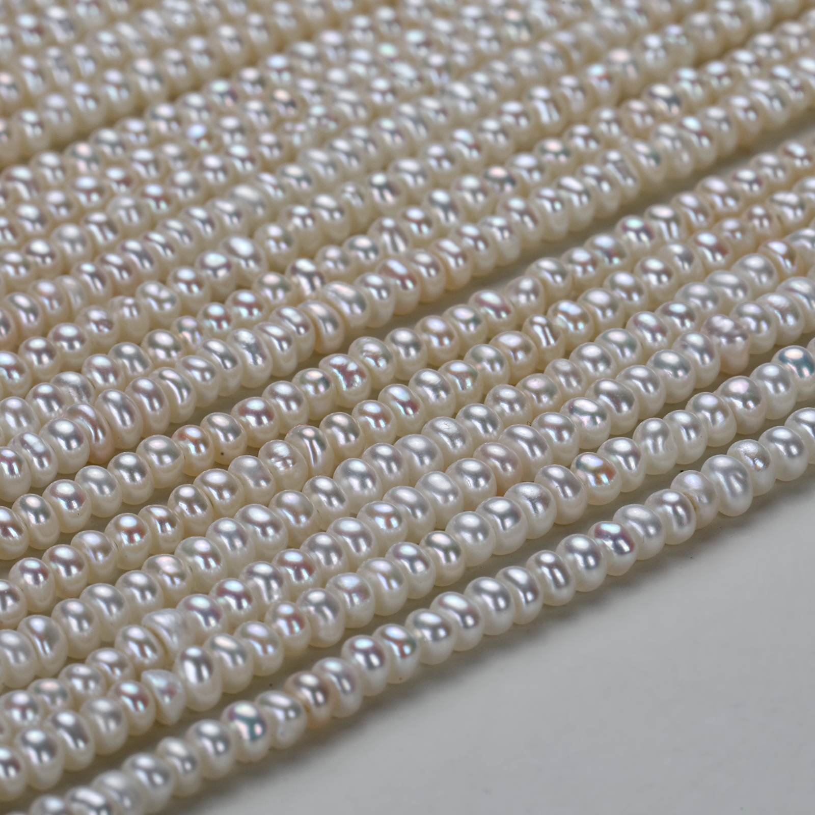 2026 New style natural freshwater flat abacus plate pearl loose beads diy handcrafted bead material semi-finished necklace Application Scenario