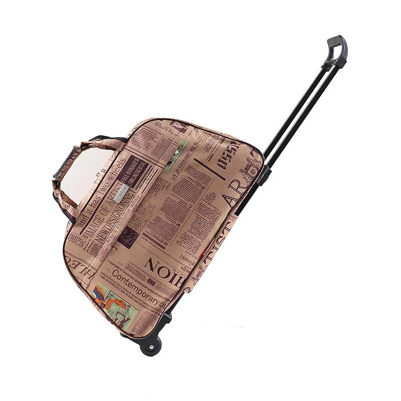 Handle bag, large-capacity carry-on luggage bag, short-distance travel, men's lightweight and foldable boarding bag, women's waterproof roller bag Item Picture