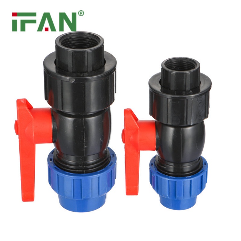 Agricultural Irrigation PP Quick-Connect Plastic Ball Valves details Picture