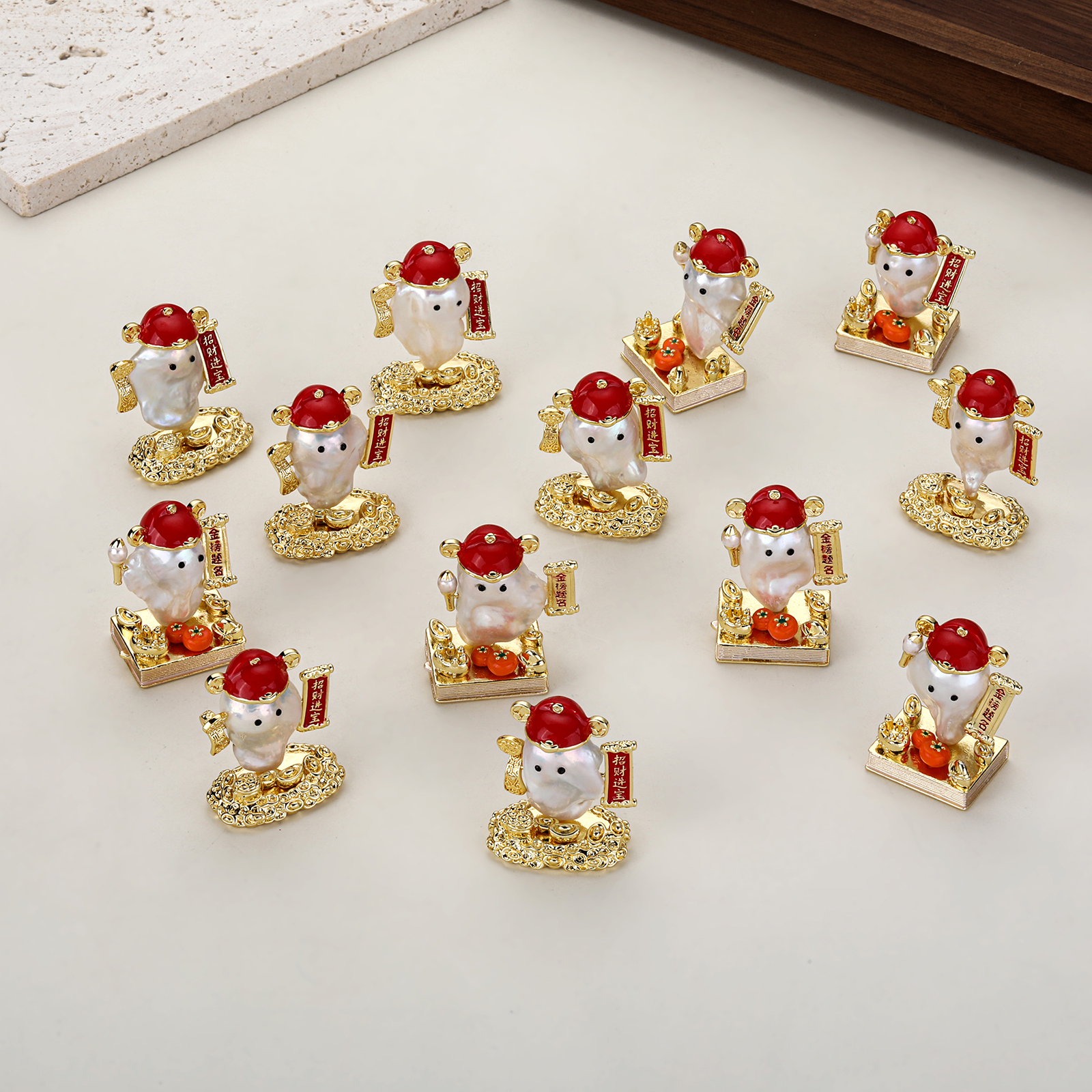 Wholesale of new natural freshwater Baroque pearl tabletop ornaments and exquisite handicrafts Application Scenario