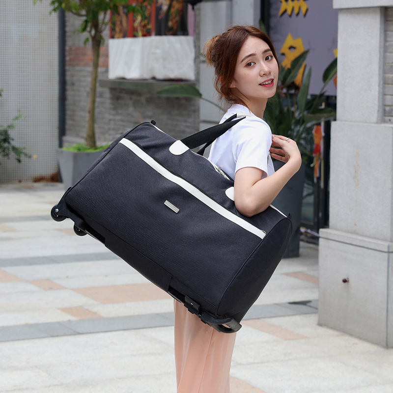 Large-capacity travel bags, waterproof handle bags, business carry-on suitcases, lightweight student accommodation luggage bags, handle storage bags details Picture
