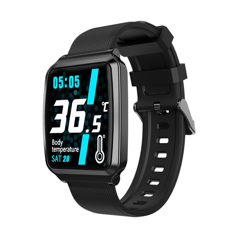 Black smartwatch with SIM card, high cost-performance smartwatch from Huaqiangbei