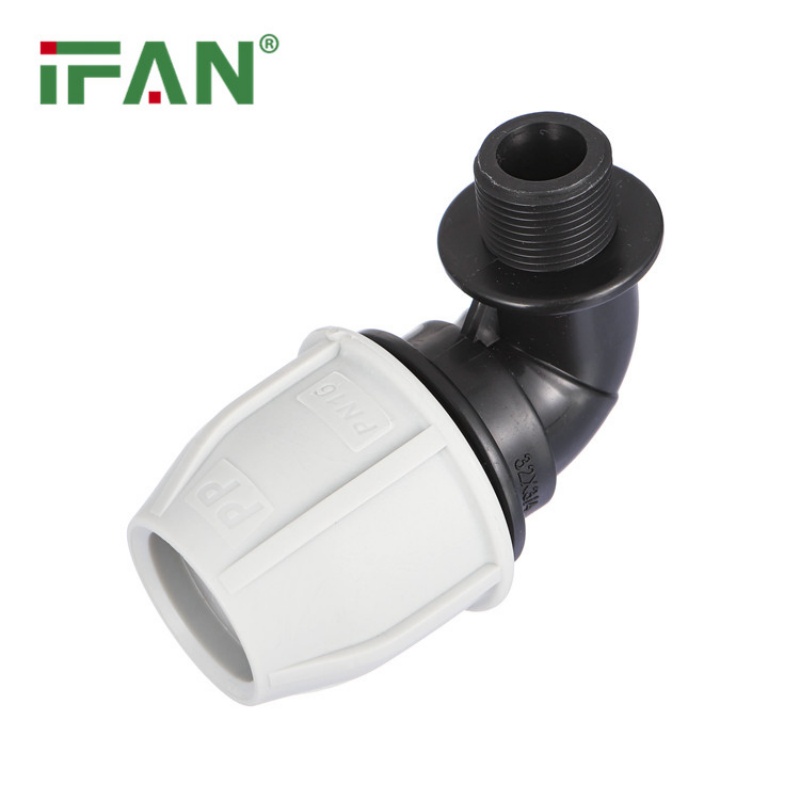 Customizable OEM IFAN PP Quick-Connect Male Thread Elbow details Picture