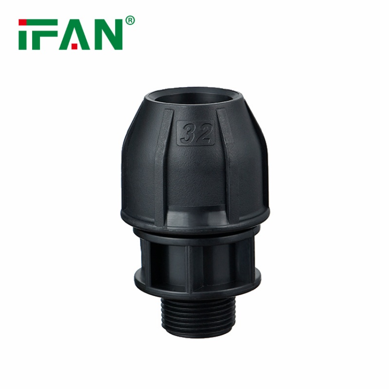 Black IFAN PP Quick-Connect Female Threaded Straight Connect Specification image