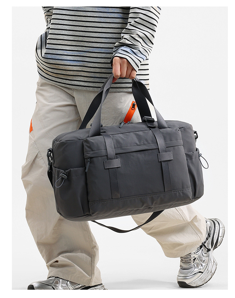 Large-capacity hand-held travel bag, sports and fitness bag, versatile lightweight luggage bag for both men and women, business trip and travel storage bag detail image 13