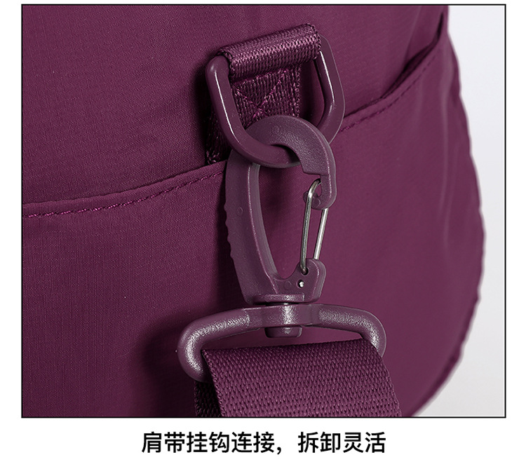 Fashionable sports and fitness bag with dry and wet separation, multi-functional luggage storage bag, hand-held crossbody carry-on travel bag, fitness bag detail image 12
