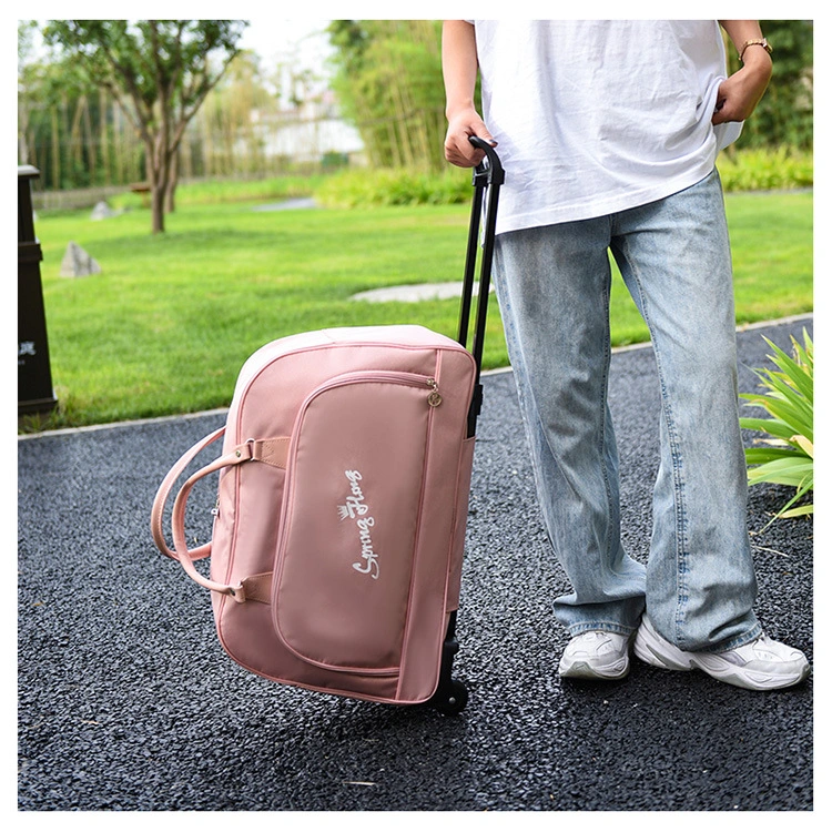 Large-capacity trolley travel bag, short-distance business trip waterproof foldable carry-on suitcase, trolley bag, lightweight carry-on luggage bag detail image 19
