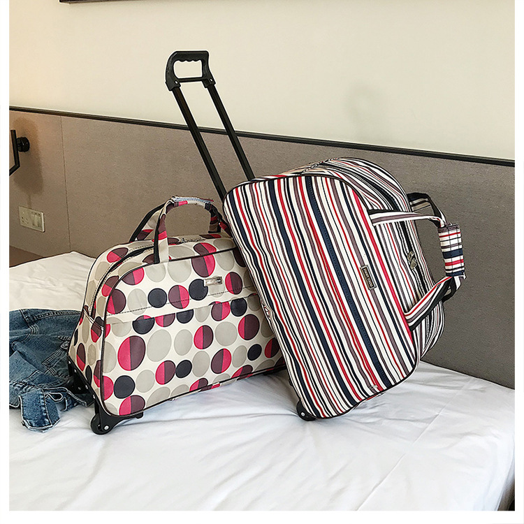 Handle bag, large-capacity carry-on luggage bag, short-distance travel, men's lightweight and foldable boarding bag, women's waterproof roller bag detail image 9