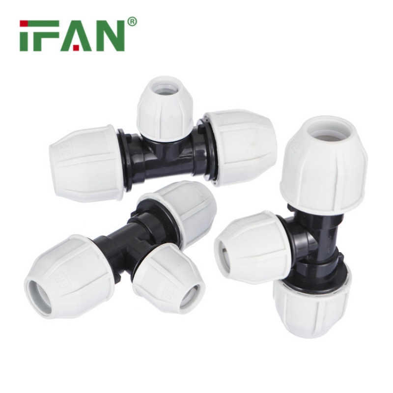 Bulk Purchase of White Plastic Reducing Tees Application Scenario