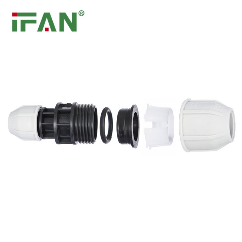 Factory Wholesale White PP Plastic Reducing Couplings Application Scenario