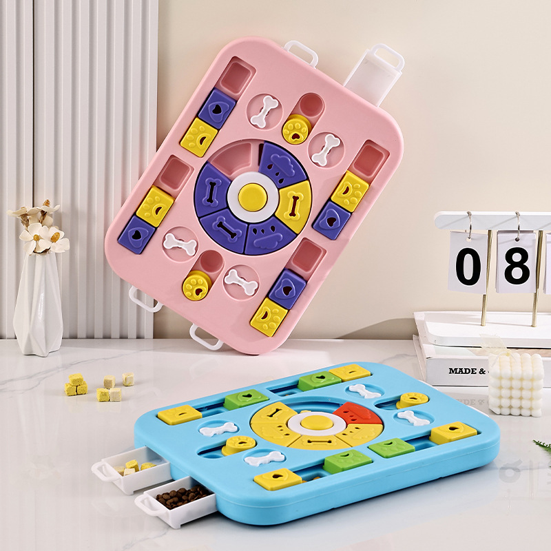 The cross-border best-selling dog toy has been upgraded to a square pet educational feeder, cat toy, cat bowl, dog bowl and pet supplies details Picture
