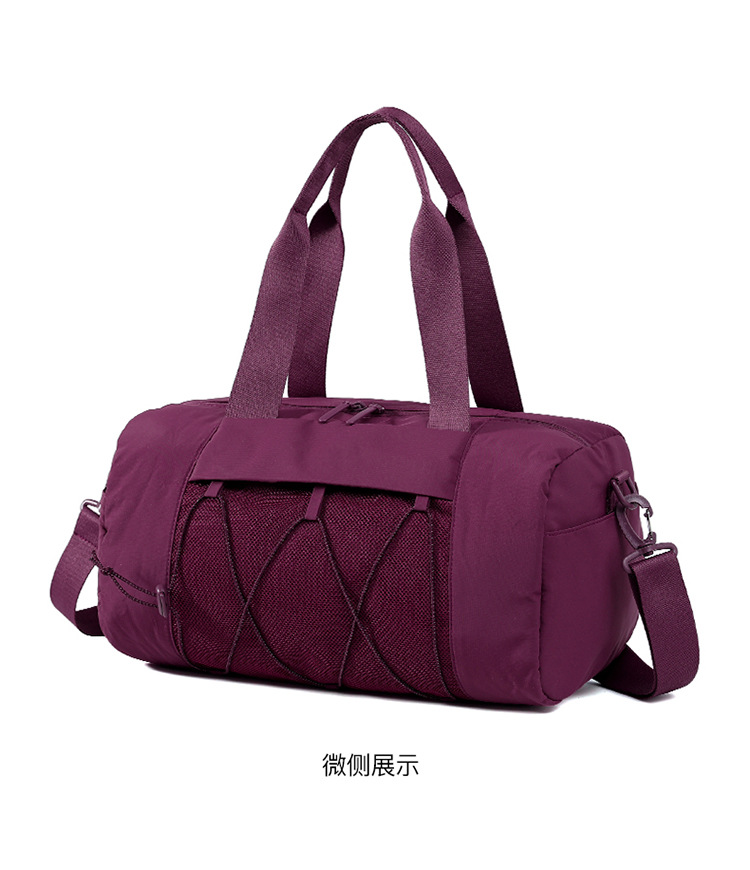 Fashionable sports and fitness bag with dry and wet separation, multi-functional luggage storage bag, hand-held crossbody carry-on travel bag, fitness bag detail image 8