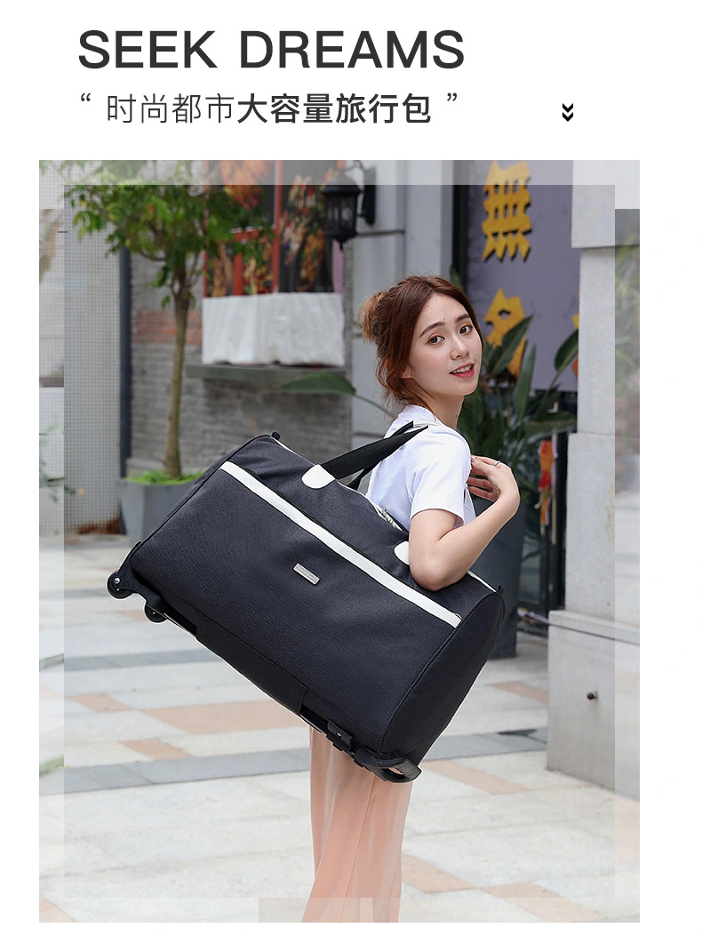 Large-capacity travel bags, waterproof handle bags, business carry-on suitcases, lightweight student accommodation luggage bags, handle storage bags detail image 1