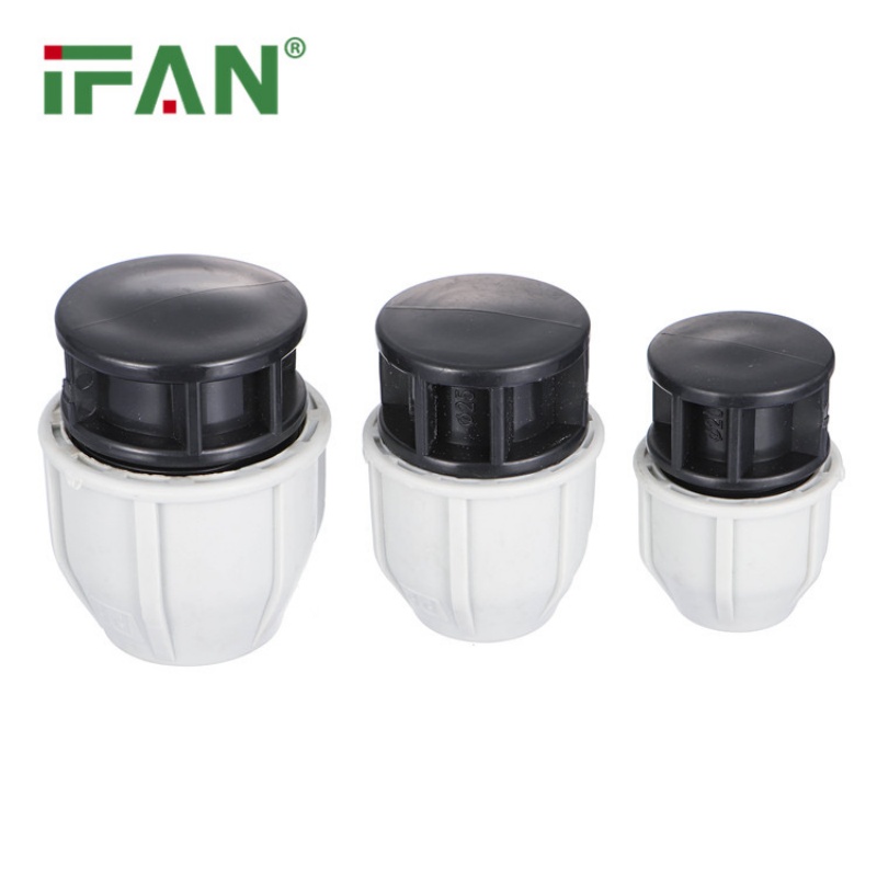 Detachable White IFAN PP Quick-Connect End Cap