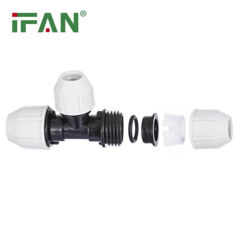 Bulk Purchase of White Plastic Reducing Tees Item Picture