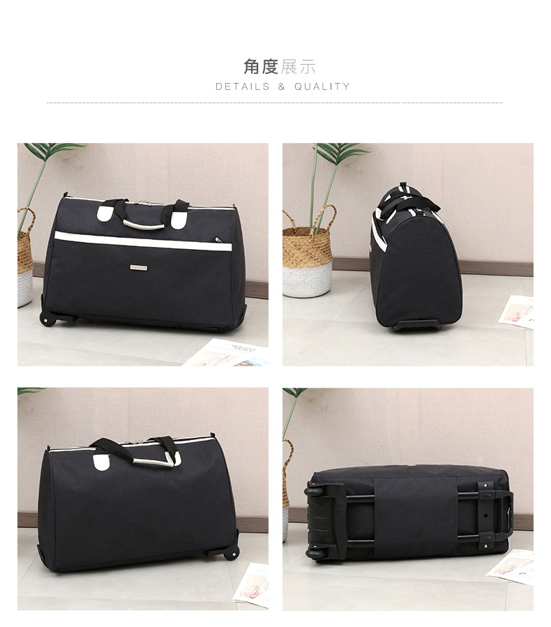 Large-capacity travel bags, waterproof handle bags, business carry-on suitcases, lightweight student accommodation luggage bags, handle storage bags detail image 15
