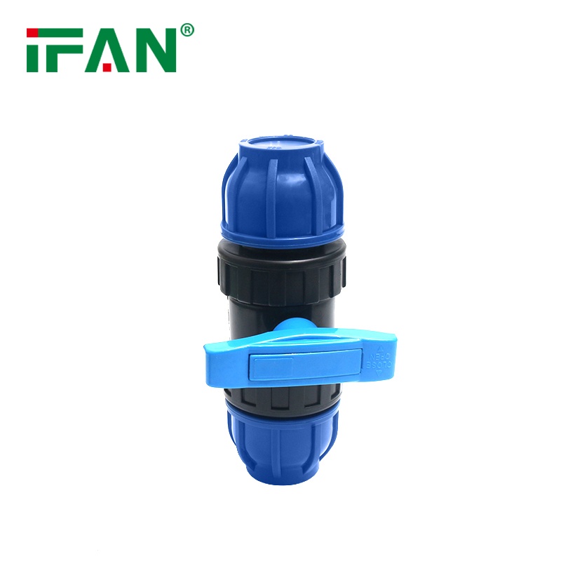Wholesale IFAN PP Quick-Connect Double-Union Ball Valve Item Picture