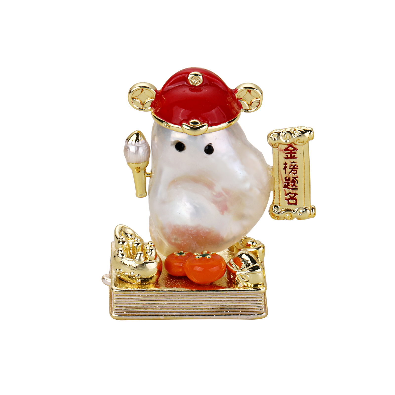 Wholesale of new natural freshwater Baroque pearl tabletop ornaments and exquisite handicrafts Item Picture